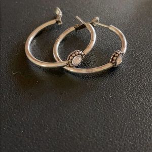 Brighton Silver Hoops